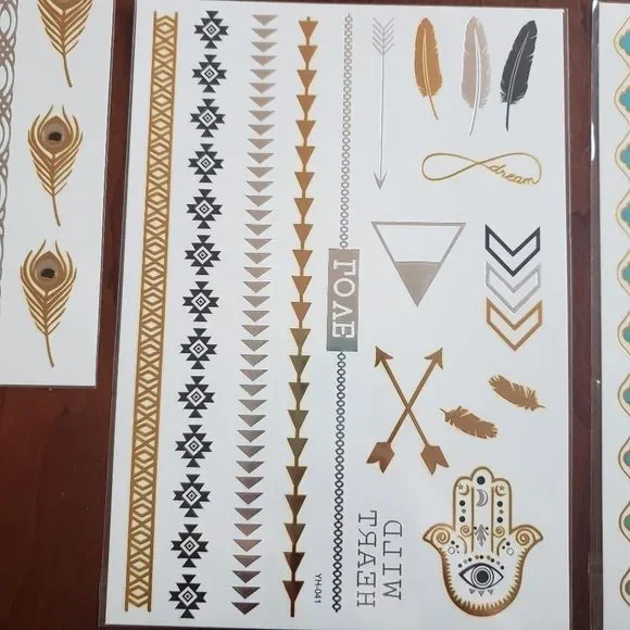 Flash Tattoos - Metallic beach - Picture 4 of 7